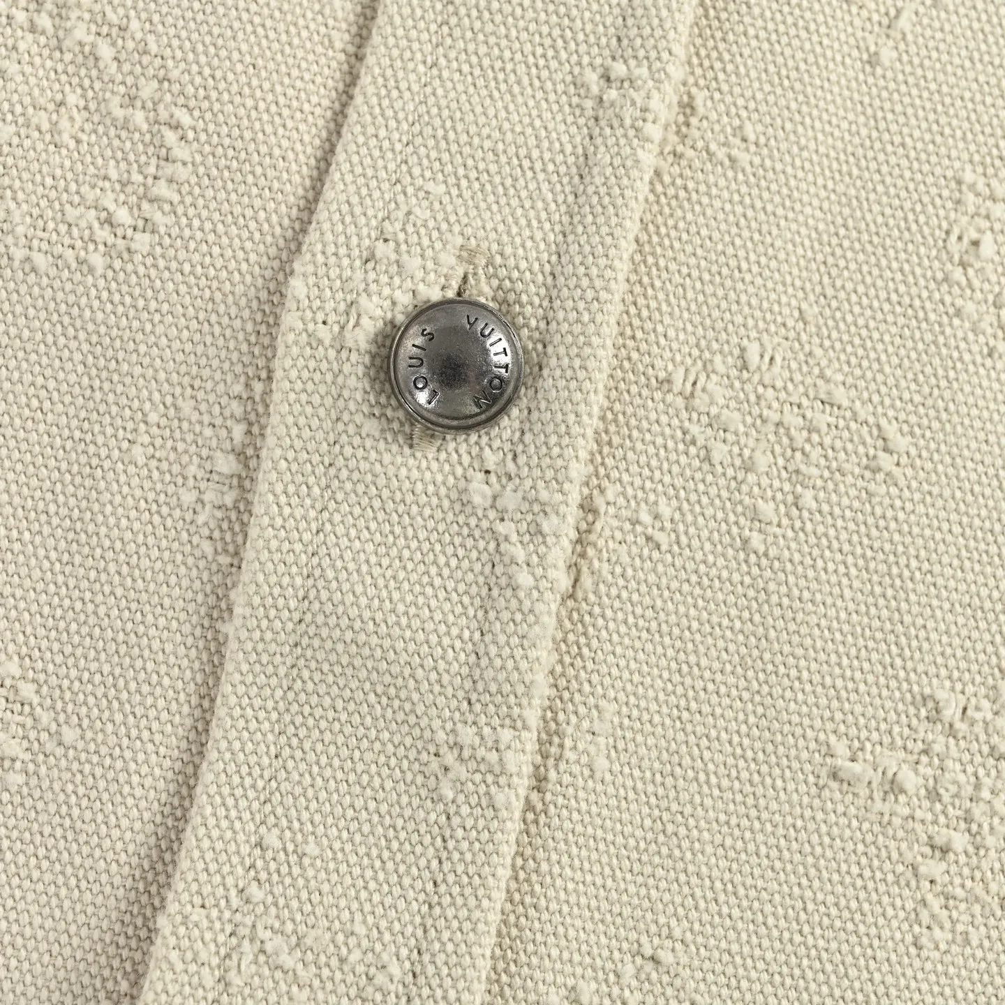 Louis Vuitton/Louis Vuitton presbyopic needle-punched denim shirt jacket